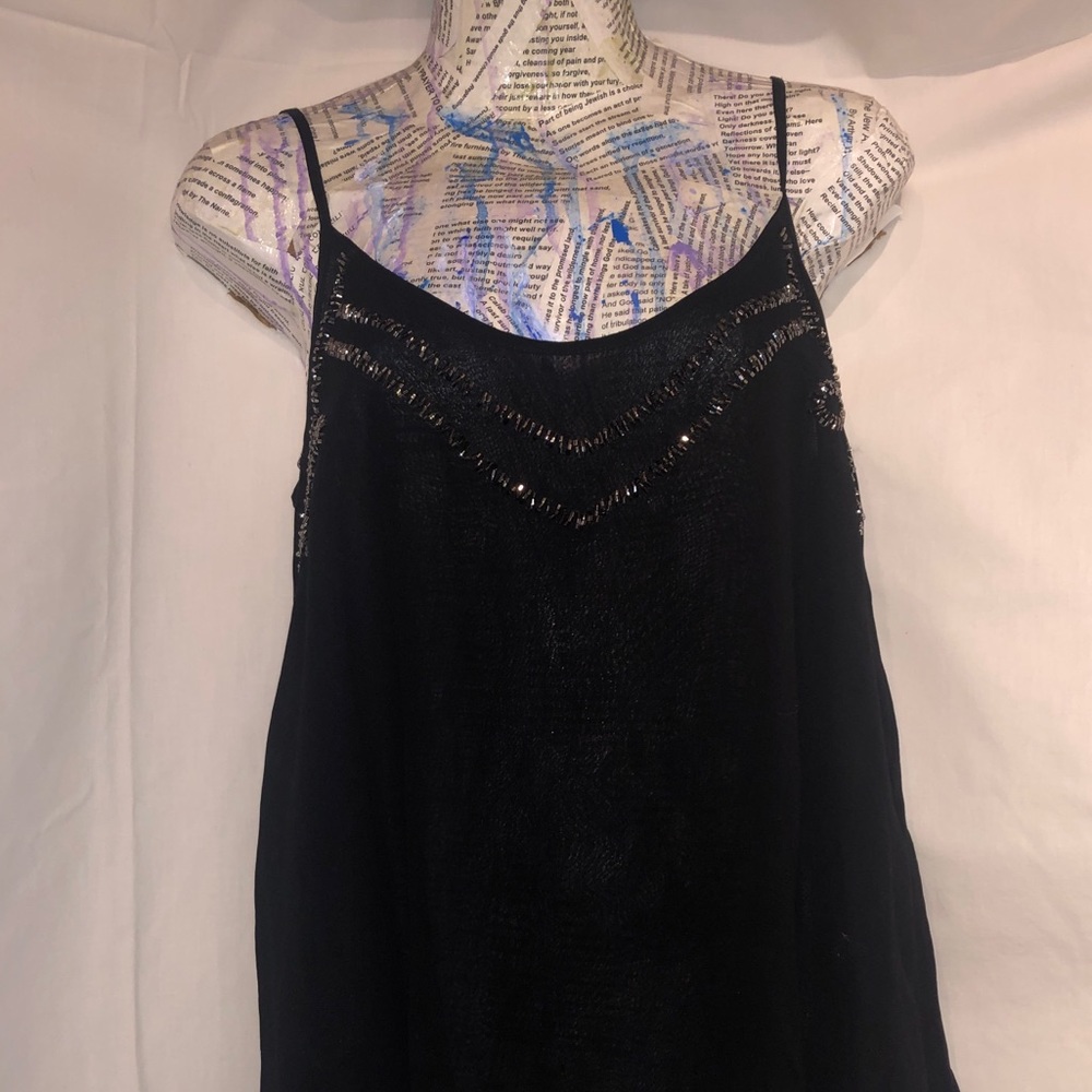 PJK black embezzled top